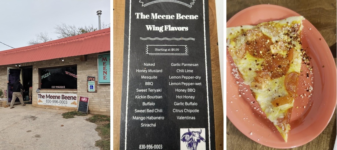 The Meene Beene Menu